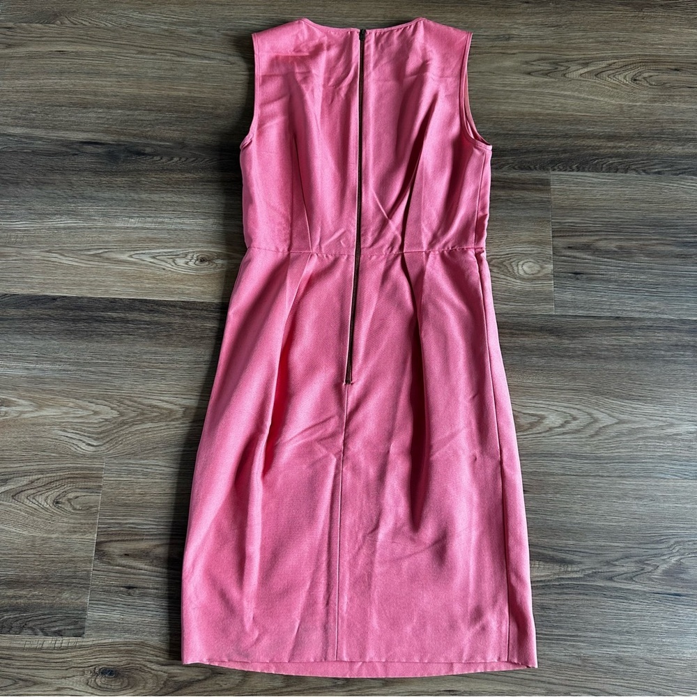 Stella McCartney Womens Silk Sleeveless Dress XS/Small* Knee Length Pink A-Line - Picture 3 of 10